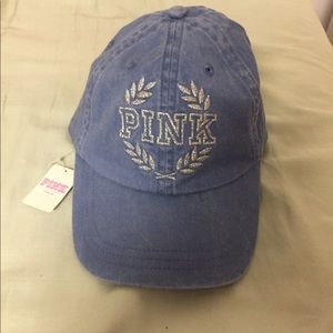 PINK varsity baseball dad hat